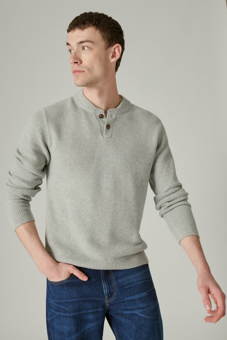 cloud soft henley sweater